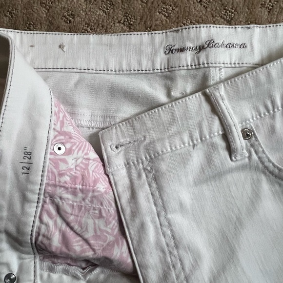 Tommy Bahama Ella Twill High Rise Ankle Jean - Picture 4 of 7